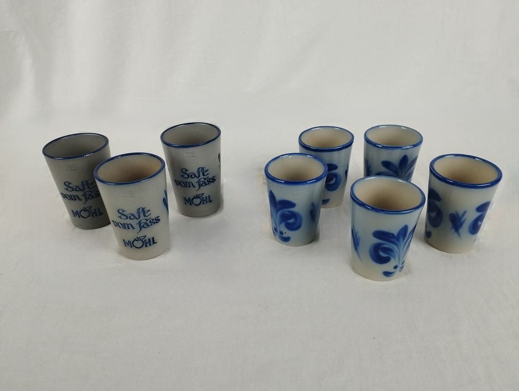 Tassen: MÖHL Trinkbecher 8 Stk. in 2 Grössen – Gebraucht aus Schübelbach von Restwert_Schubelbach