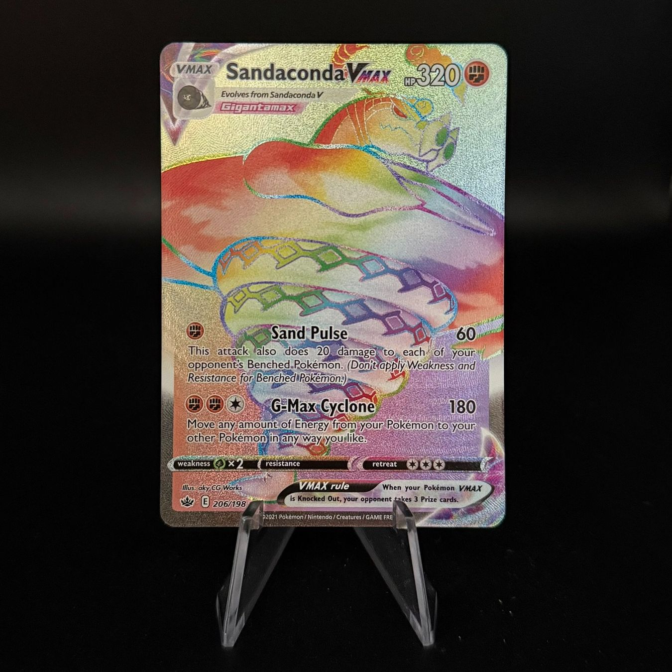 Pokémon Carte collezionabili: Sandaconda VMAX #206 Pokemon Chilling Reign – Usato da Feuerthalen venduto da Plazatoys