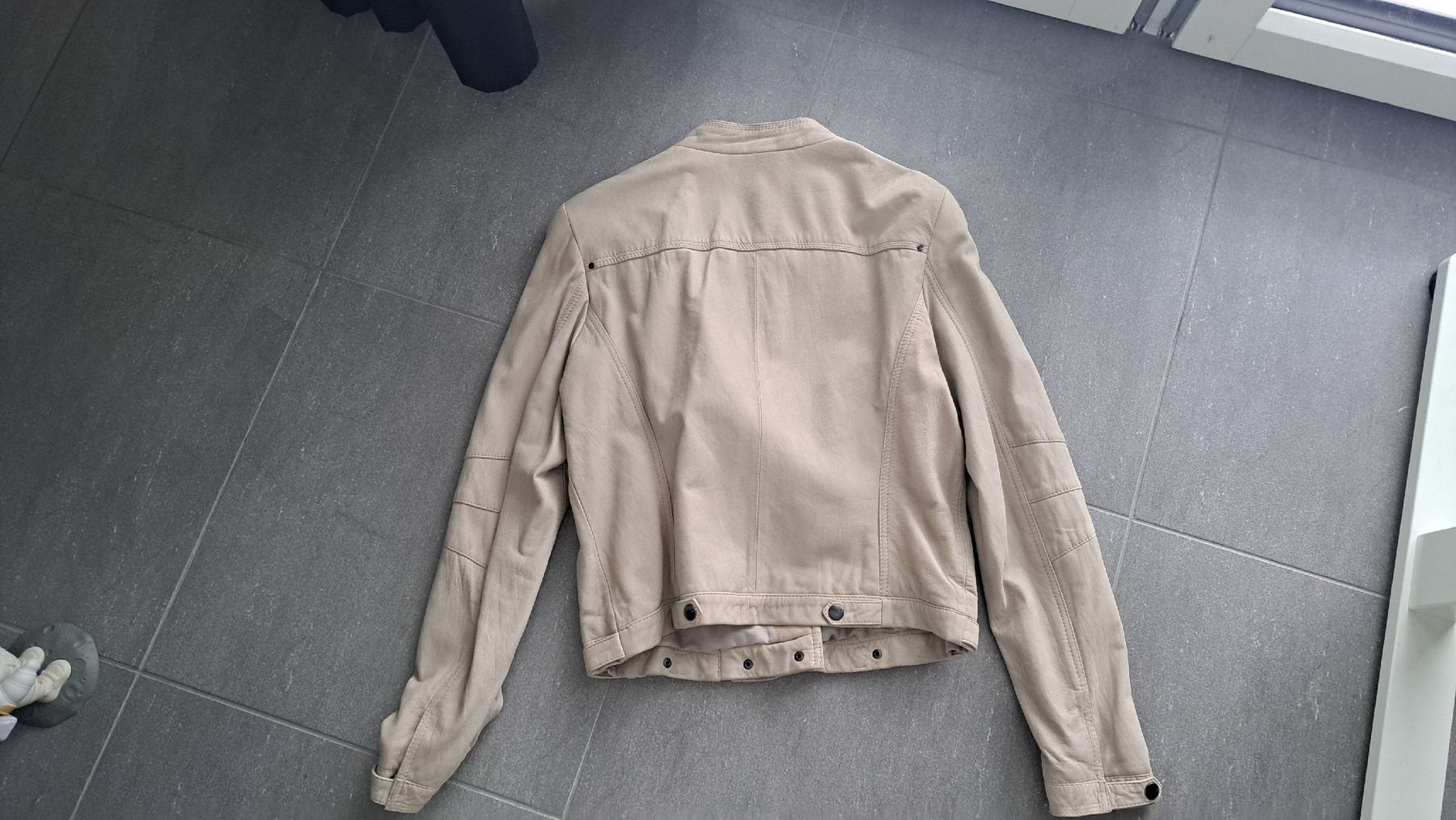 C&A Giacche: beige Lamb Nappa Leather / Lederjacke Gr. 40 – Nuovo (secondo la descrizione) da Winterthur venduto da Dream_of 3