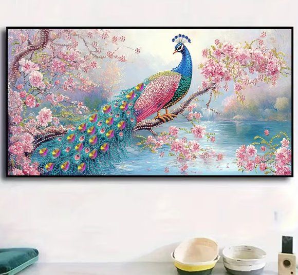 Kits de loisir créatif: Diamond Painting Pfau – Neuf avec emballage d'origine à Obergösgen par Diamond-Painting 4