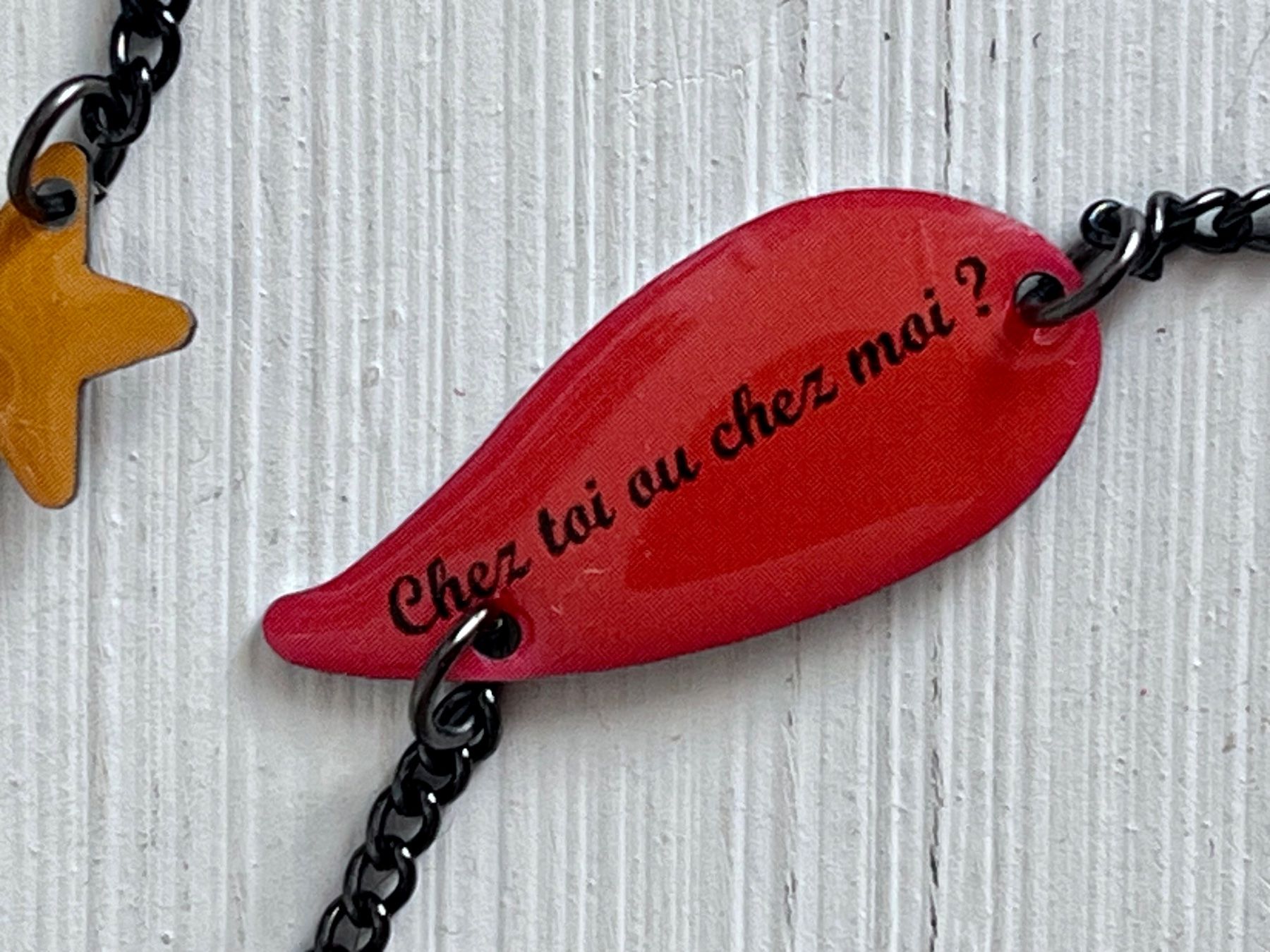 Ketten: Collana retro "Chez toi ou chez moi?" – Neu und originalverpackt aus Breganzona von mas_tv72 3