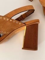 Sandalen Lola Cruz Wildleder braun Grösse 38 neuwertig