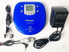 Panasonic SL-CT470 CD Player + Remote + Kopfhörer