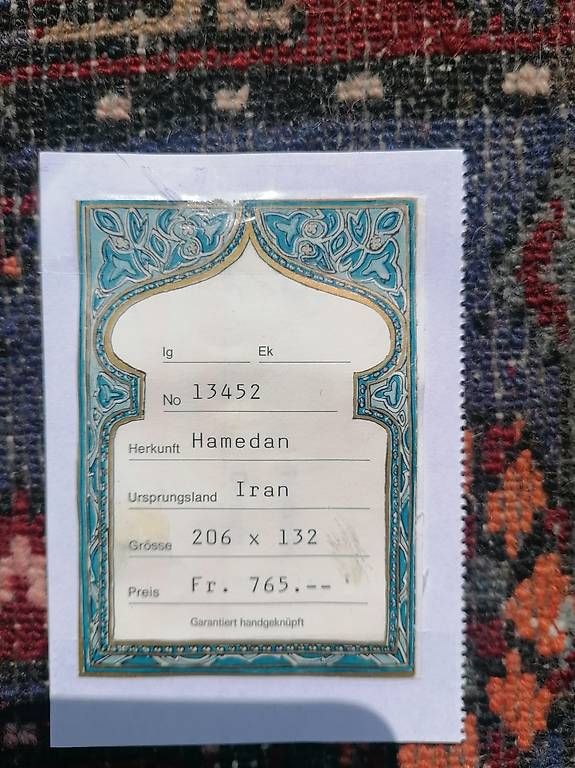 Tappeti: Perserteppich 132x206cm Hamedan / Iran – Usato da Nänikon venduto da Manta87 1