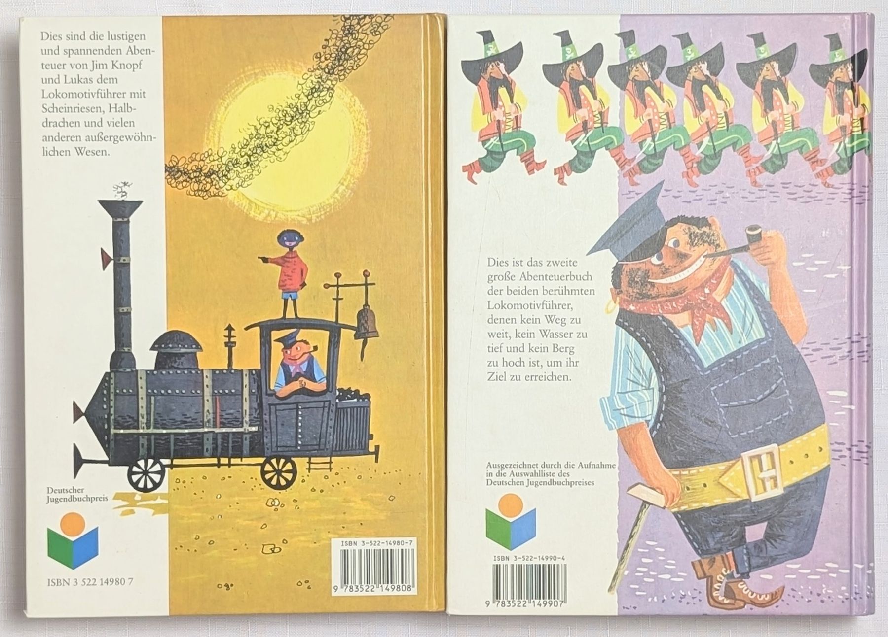 Libri: 2 Bücher - JIM KNOPF  - Michael Ende – Nuovo (secondo la descrizione) da Wängi venduto da ABIZONE-86 1