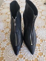 AGL Stiefeletten Leder Schwarz Groesse 39 