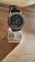 Folkwatch Swiss Made Herrenuhr Chronograph, Lederarmband