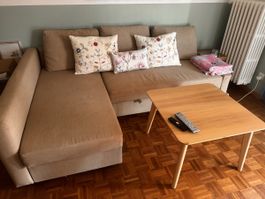Ecksofa beige Ikea