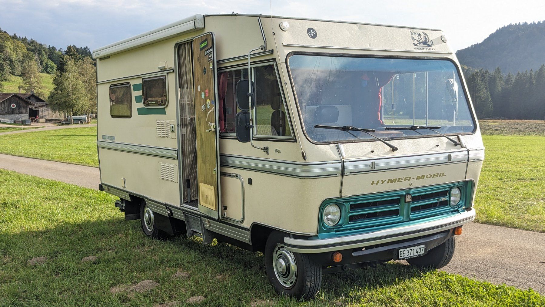 Hymer Veicoli da campeggio: Bedford Blitz Hymer-Mobil CF280 – Usato da Sornetan venduto da Karibou2 2