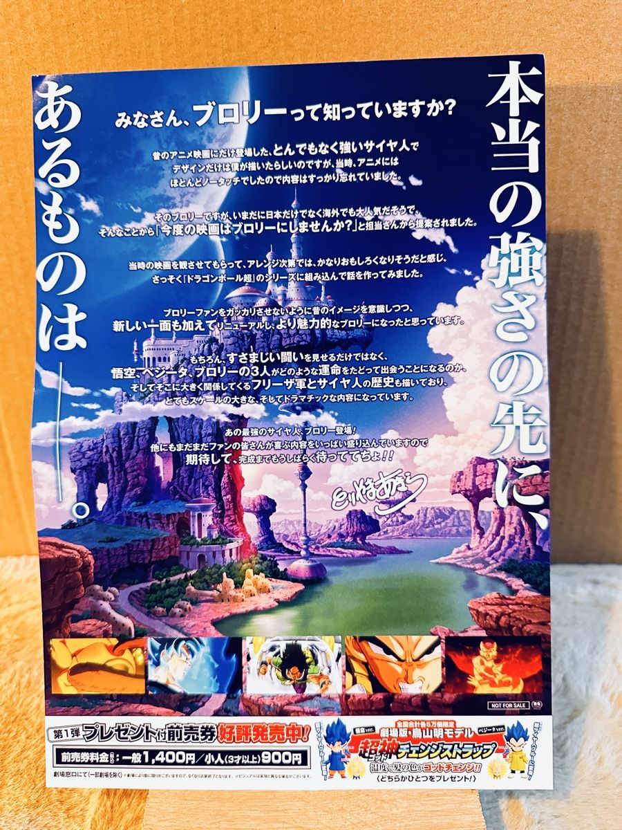 Foto & Immagini: Dragon Ball Super Broly Kinoflyer, – Usato da Hägendorf venduto da tyl_kzs2 1