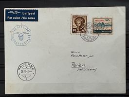 Luftpost Buochs - Perlen, 1941