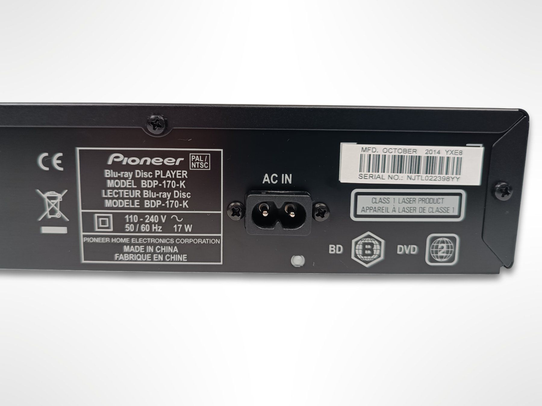 Pioneer Multimediaplayer & Streamer: PIONEER Blu-ray Player + DVD Player schwarz – Gebraucht aus Suhr von Restwert_Suhr 5
