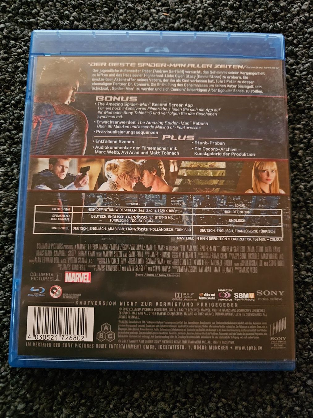 Tutti i DVDs: THE AMAZING SPIDER-MAN – Usato da Ruswil venduto da jan_bxl5 1