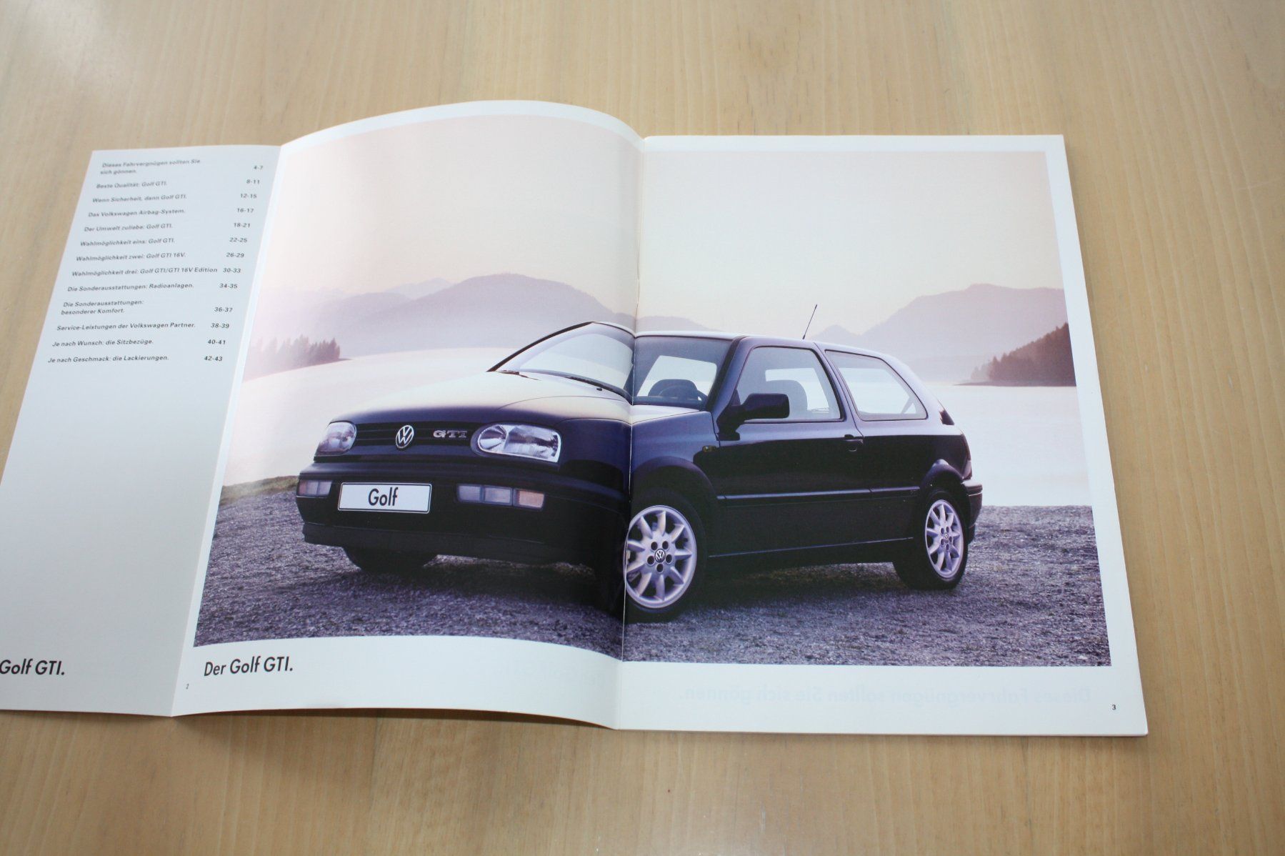 VW Documenti: VW Golf GTI Prospekt 1/1996 – Usato da Wikon venduto da erwin400 1
