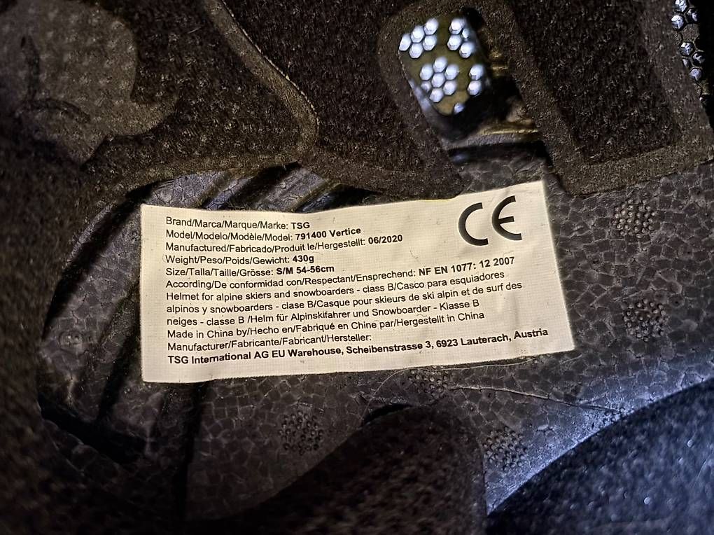 Caschi: TSG Vertice Ski-Helm S/M 54-56cm – Usato da Solothurn venduto da f.e. 4