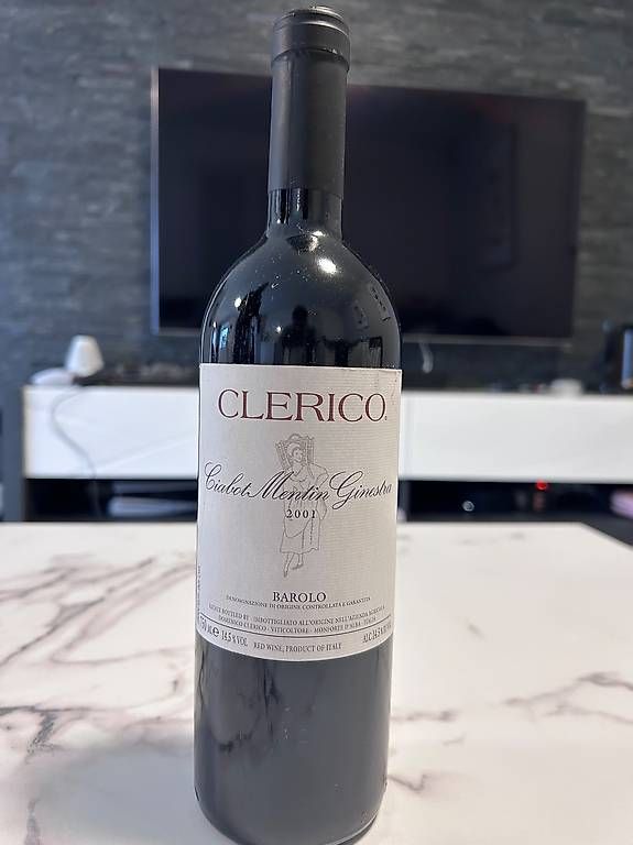 Vino: Grand Barolo, Clerico 2001, 110frs – Usato da Genève venduto da app_fqz5