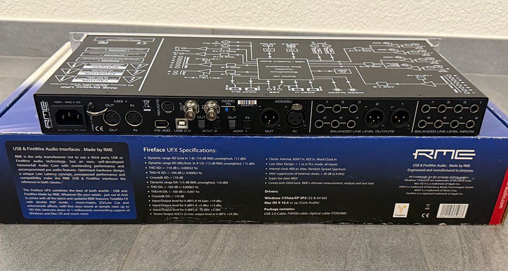 RME Studioequipment: RME Fireface UFX I Audio-Interface – Gebraucht aus Buchrain von NZXQROP 2