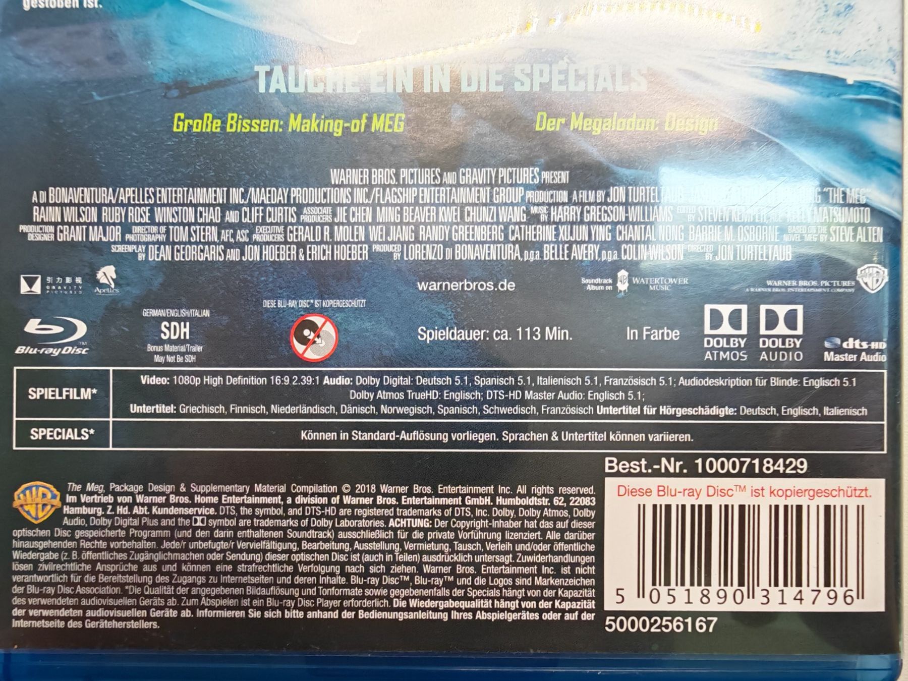 Alle DVDs: MEG – Gebraucht aus Liestal von Kratzilla 3