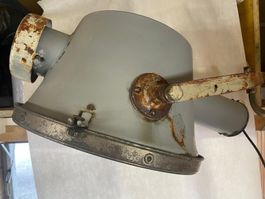 Alte Bahnhofslampe/ Industrielampe Marke BAG Turgi
