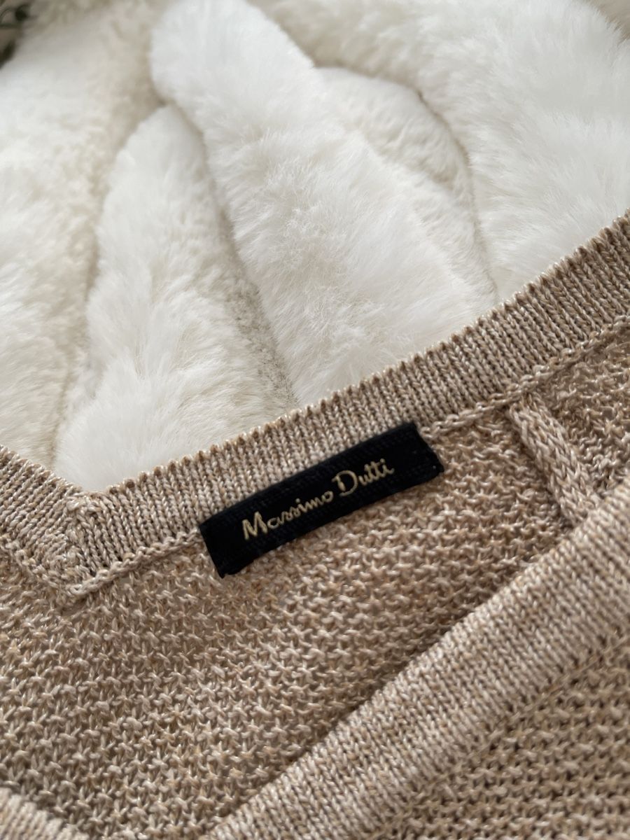 Massimo Dutti Maglioni & Felpe: Massimo Dutti Longpullover – Leinen Mix – Usato da Winkel venduto da Glamour-Style 3