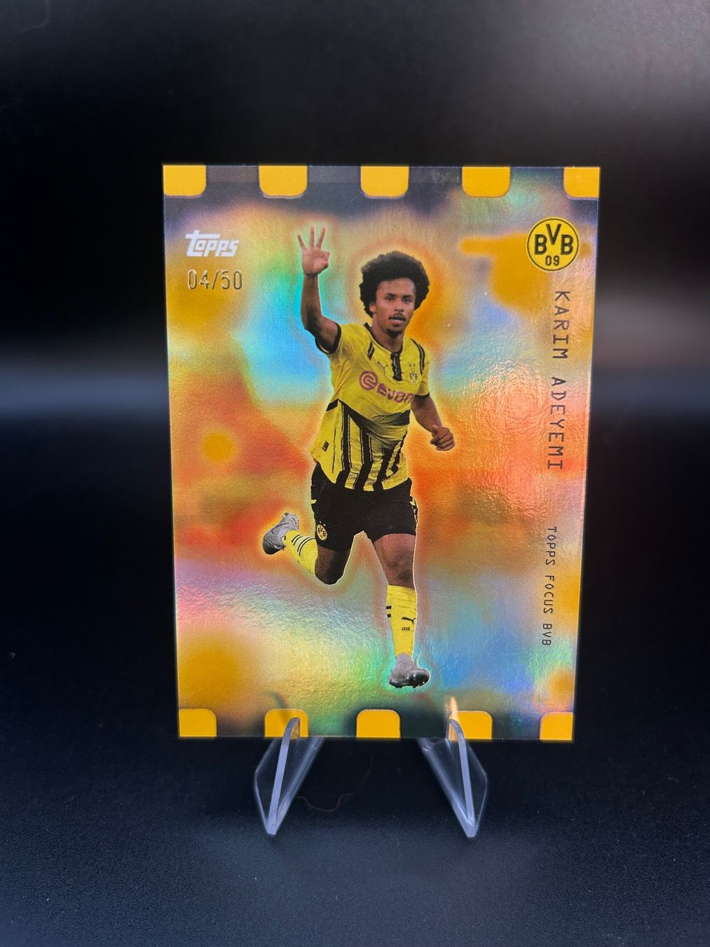Topps Carte collezionabili: Topps Focus BVB - Karim Adeyemi nummeriert 4/50 – Nuovo (secondo la descrizione) da Zürich venduto da sfr_77p9