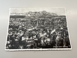 Sankt Gallen St. Gallen Säntis Swiss Schweiz ak Ansichtskart