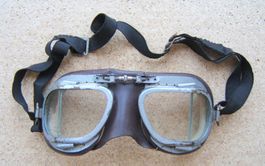 ALTE MOTORRADBRILLE - MADE IN ENGLAND