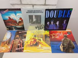 Diverse Schallplatten Sammlung, verschiedene Genres, 12 Stk