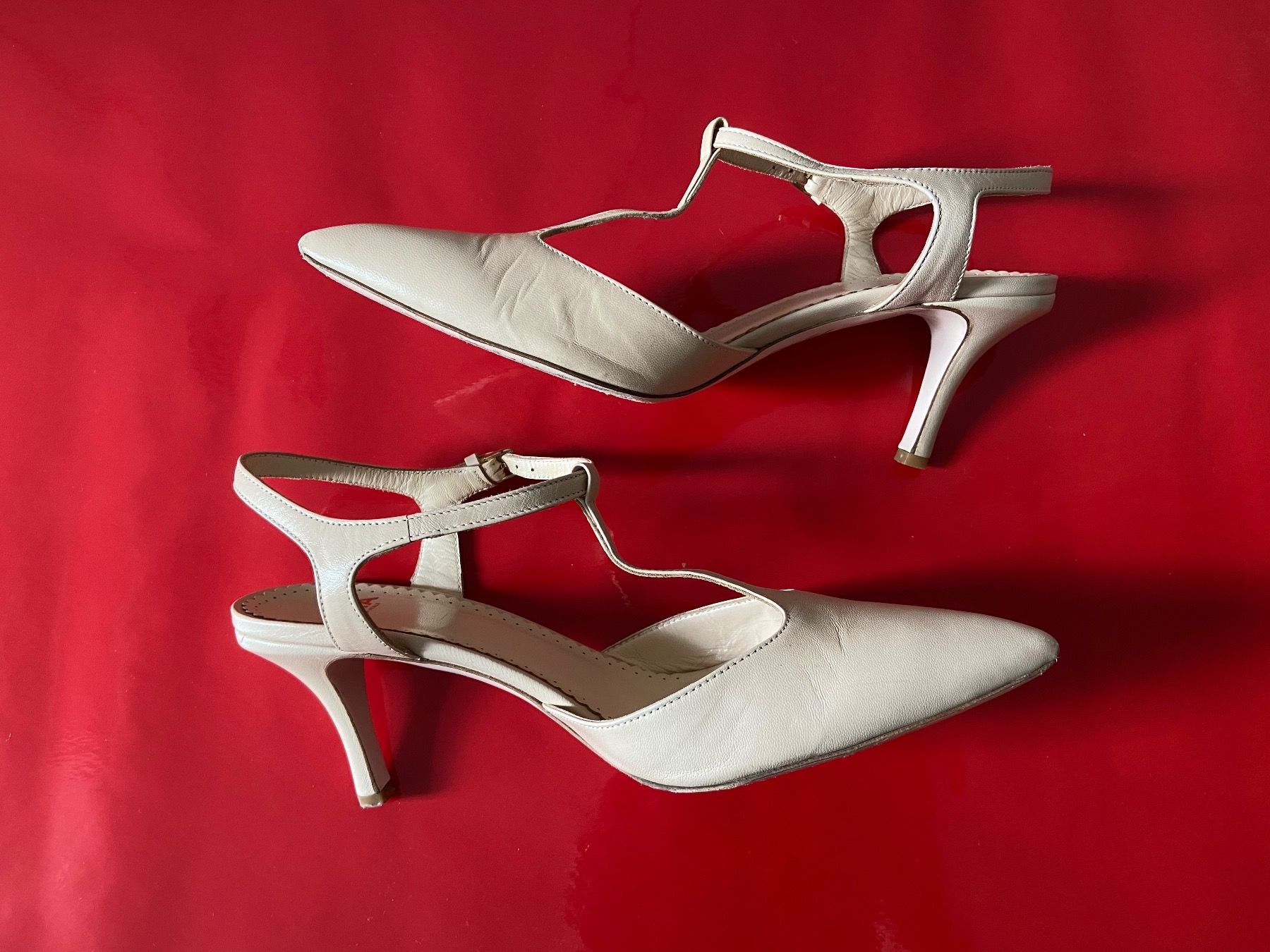 Scarpe da donna: Sling-Pumps hellbeige – Usato da Zürich venduto da ConnieS01