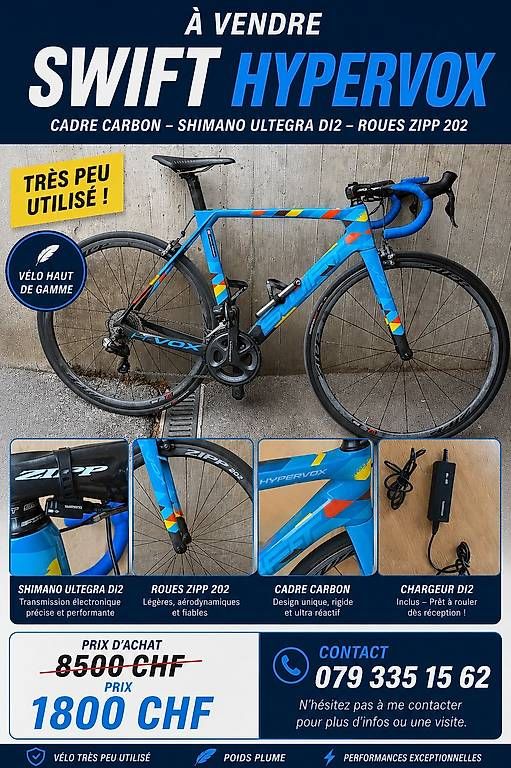 Biciclette: Vélo SWIFT H-Vox – Usato da Sierre venduto da Sebastiien