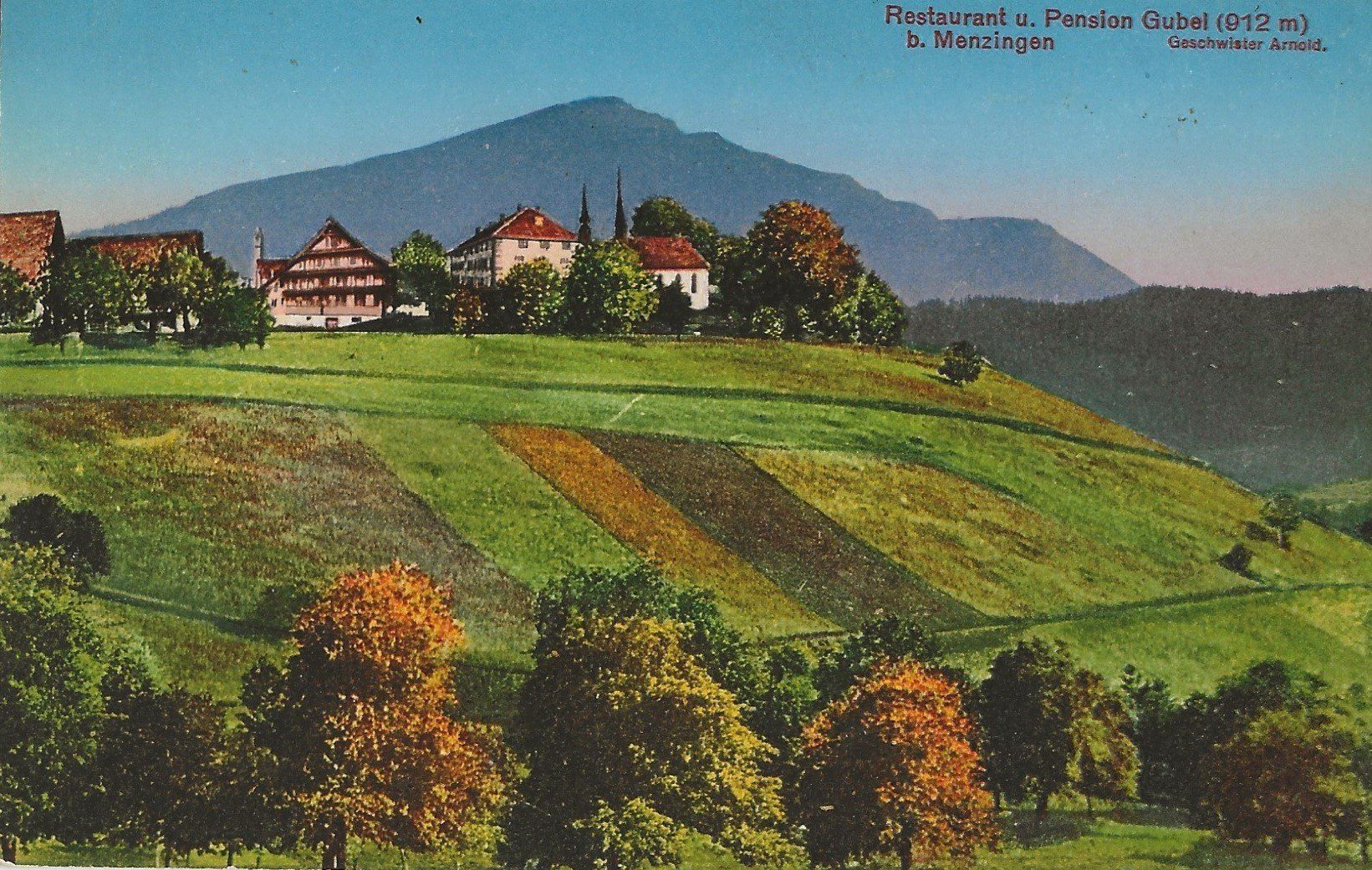 Ansichtskarten: Menzingen,Gasthaus Gubel – Gebraucht aus Frauenfeld von Merk52