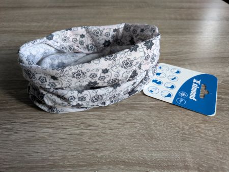 Simond scarldacollo versatile bianco a fiori