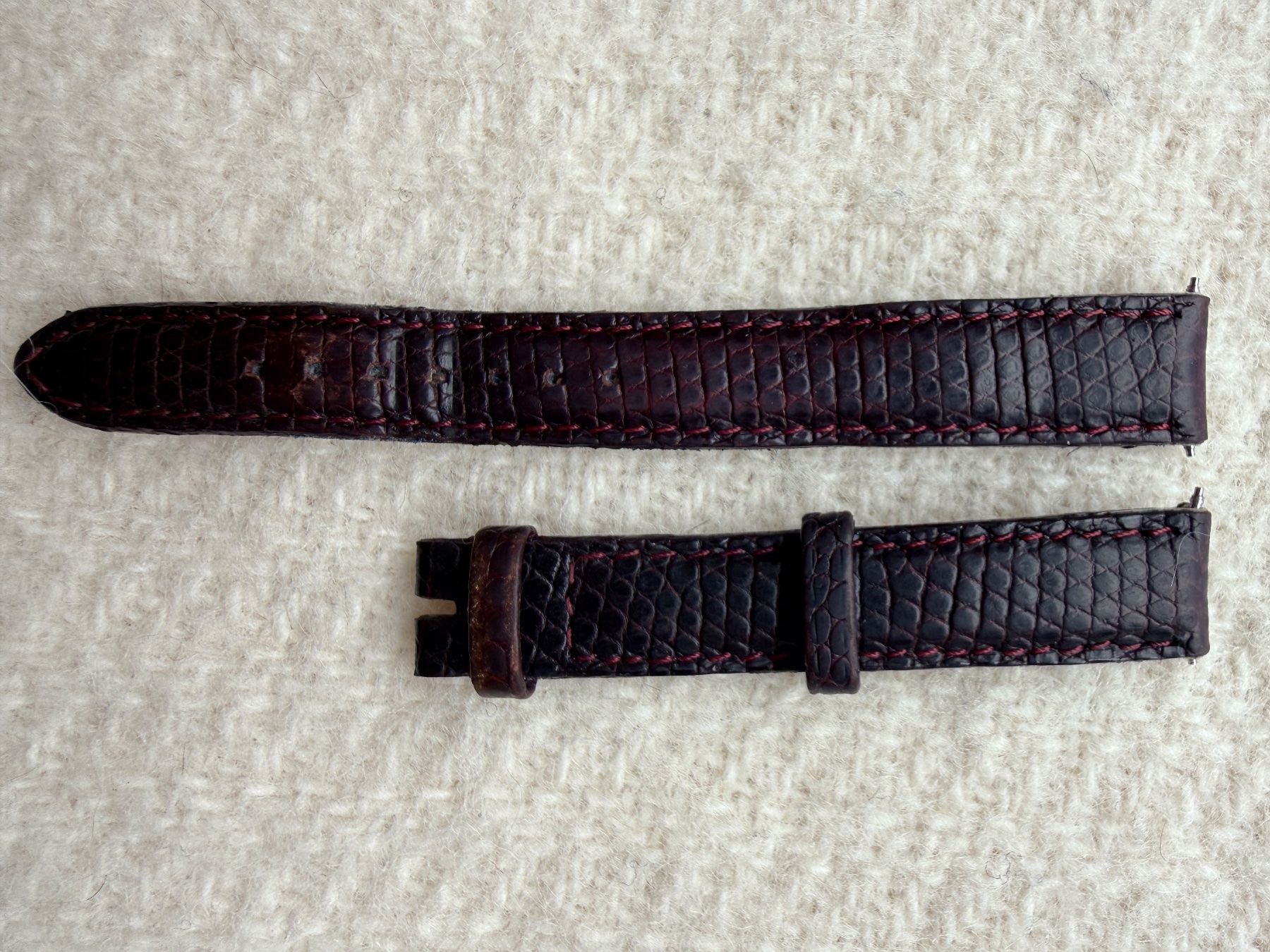 Bracciali & Braccialetti: Uhrenarmband aus Eidechsenleder – Usato da Celerina venduto da KXZ