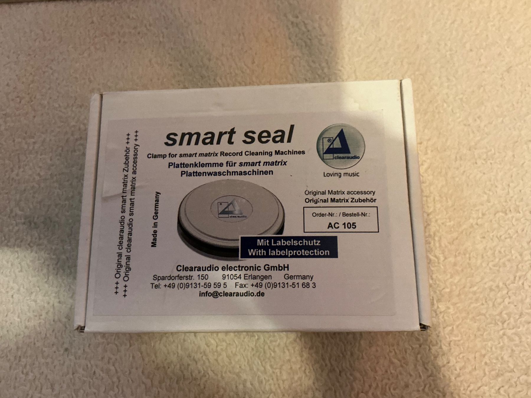 Clearaudio Plattenspieler: Schallplattenwaschmaschine Clearaudio Smart Matrix Prof. – Gebraucht aus Spiez von bartgeier02 5