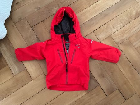 Kinderjacke ISBJÖRN rot Grösse 86/92 cl guter Zustand