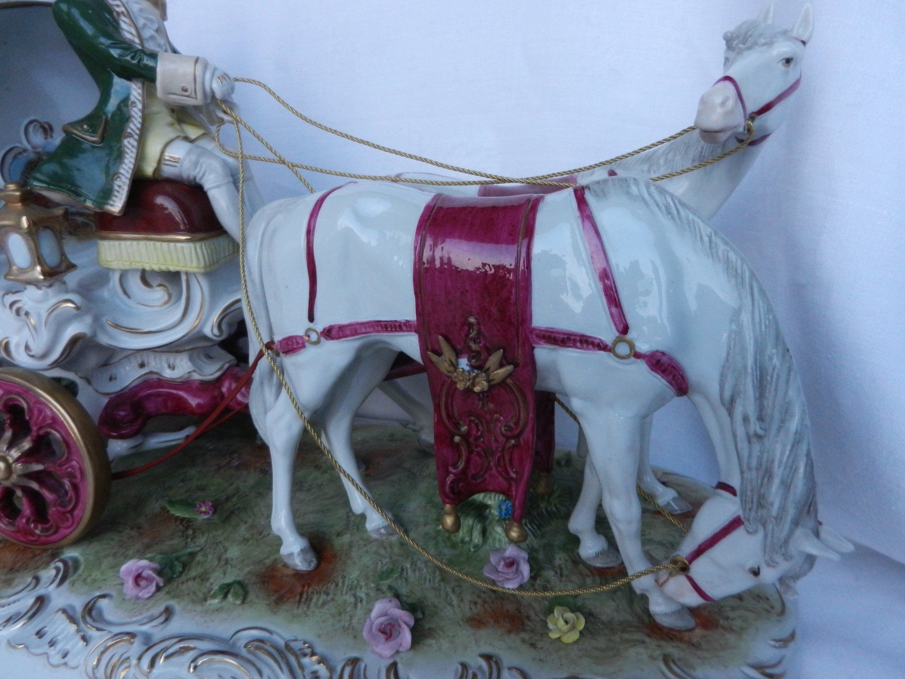 Statuette: Prunkvolle Rokoko Kutsche, Scheibe-Alsbach, Thüringen – Usato da Wolfwil venduto da Verbenia 7