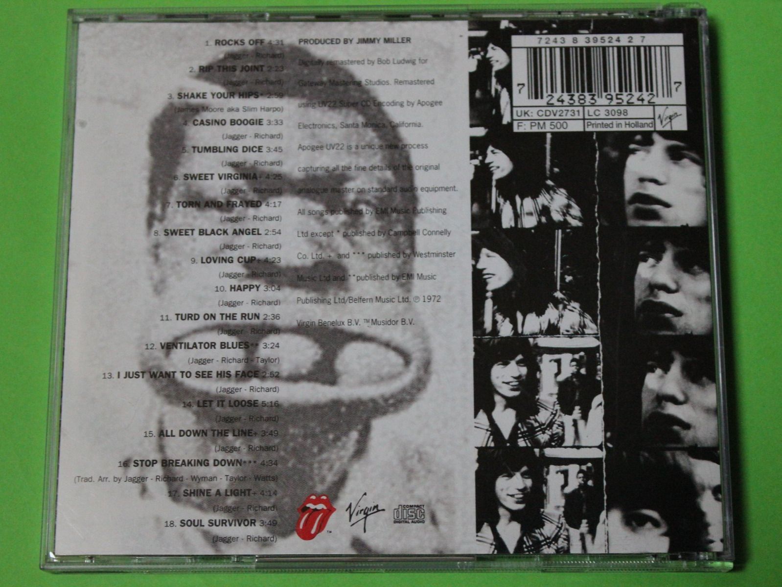 CD: THE ROLLING STONES - EXILE ON MAIN ST. 1972 CD – Usato da Tübach venduto da JamesStone 2