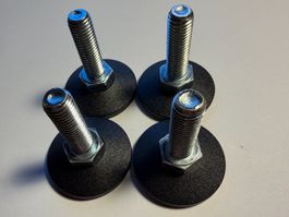 STELLFÜSSE 4 Stk. - M12x40 / D48 / Höhe Total 60mm
