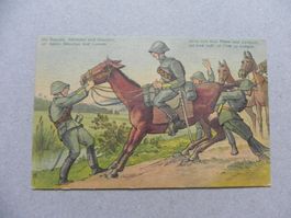 CH Humor Motiv Karte Miltär ca. 1925 J. Schönenberger Nr.110