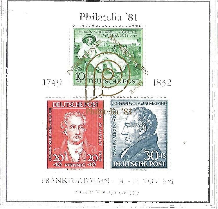 Tutti i francobolli: BRD 1981 : PHILATELIA "81" : 2 Hefte,  s. Text – Usato da Reinach BL venduto da eiche419 3