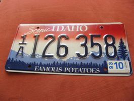 Nummernschild Idaho