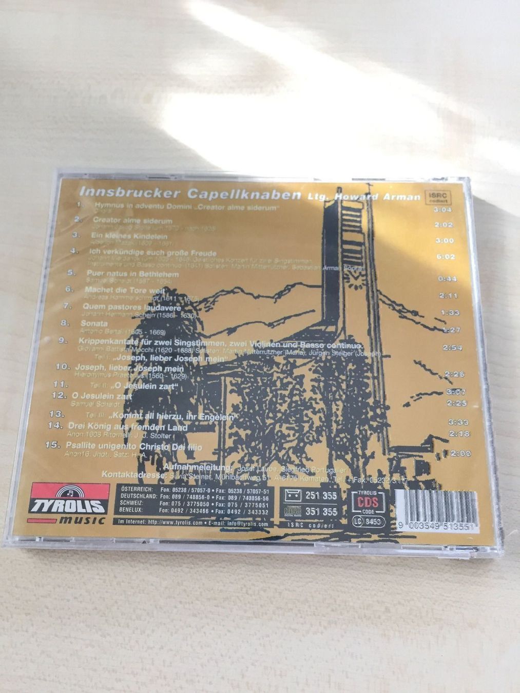 CD: Innsbrucker Capellknaben – Nuovo e nell'imballaggio originale da Rüti ZH venduto da alumedien 1