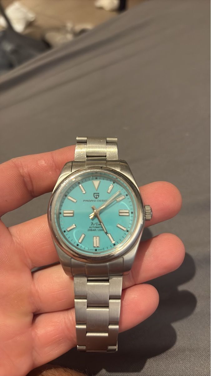 Pagani Design Orologi: Pagani Design Automatic Watch Turquoise Dial – Usato da Wil SG venduto da Carioca84