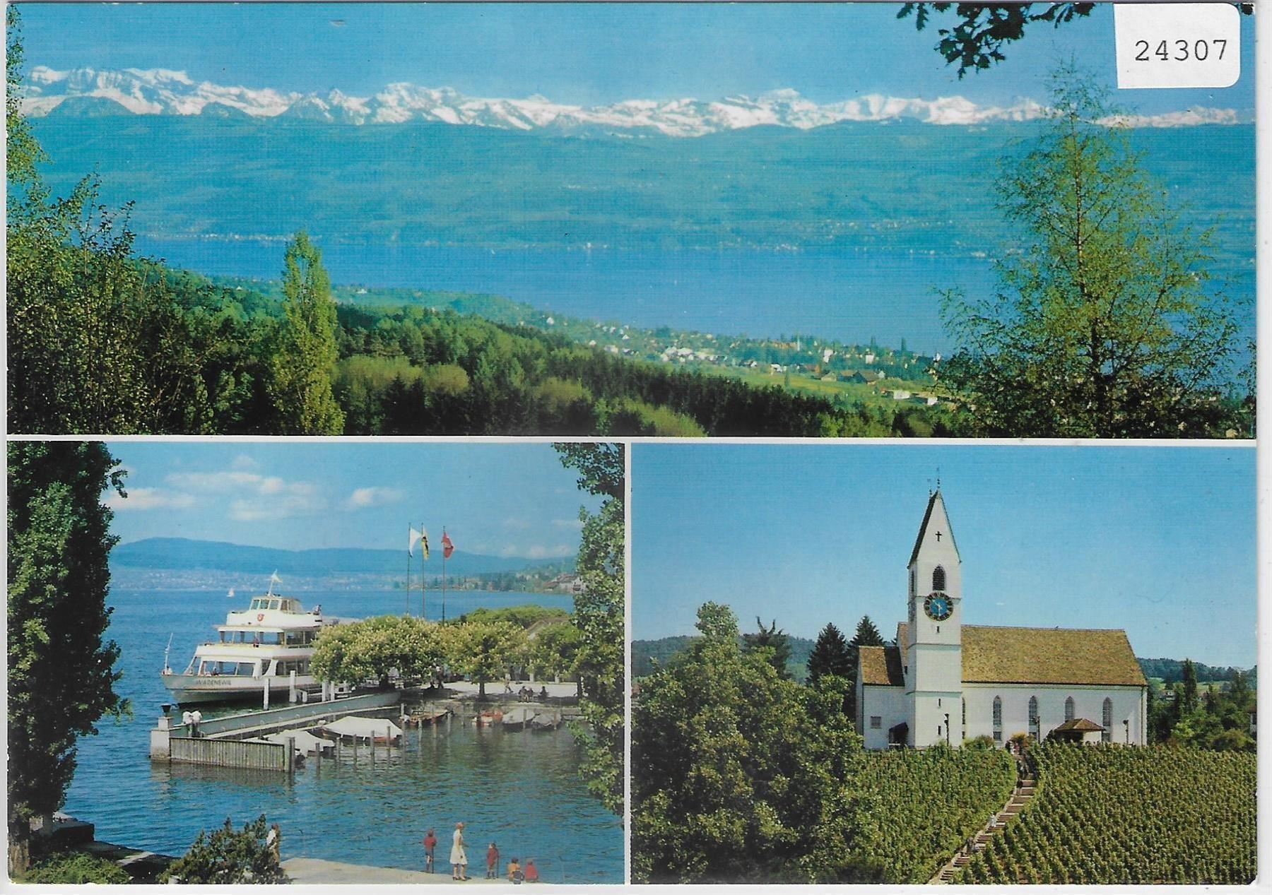 Cartoline postali: Männedorf am Zürichsee - Multiview – Antico da Ettingen venduto da Kartenplanet