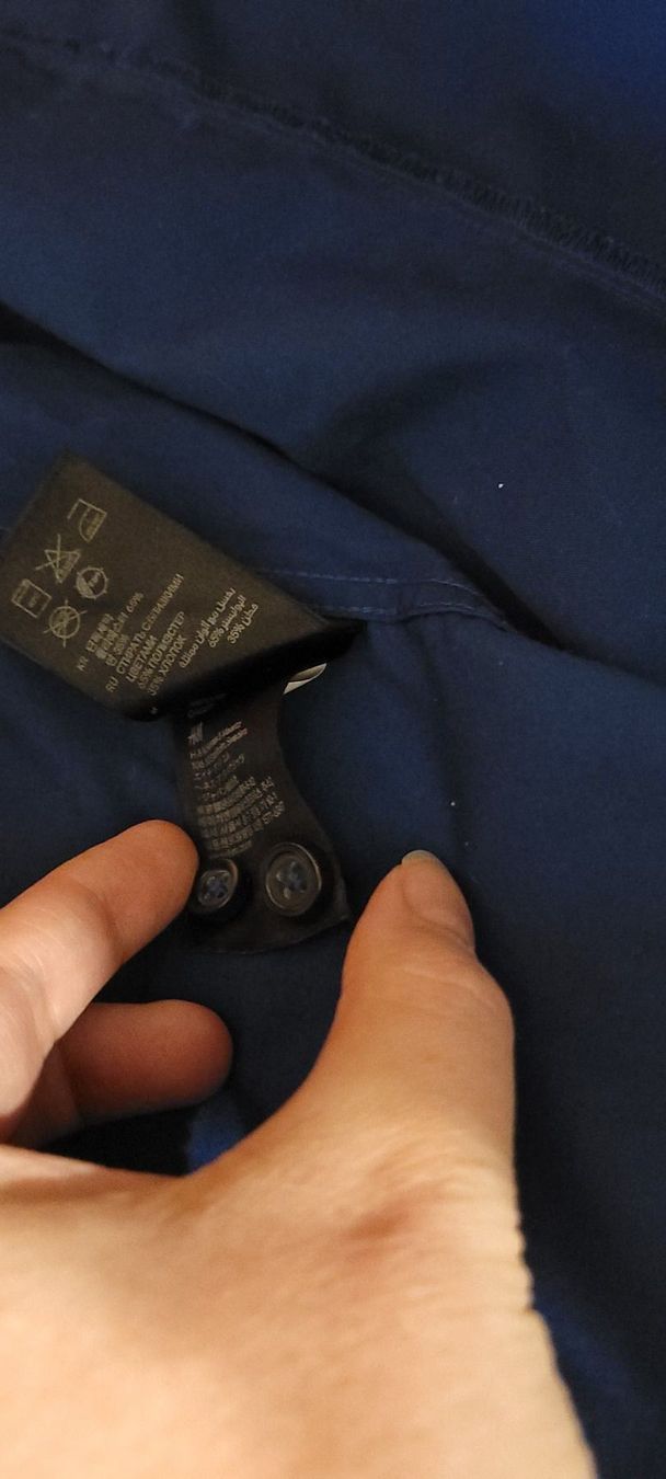H&M Hemden: H&M Hemd Blau Grösse M – Gebraucht aus Adlikon b.Regensdf von ChriZ86 3