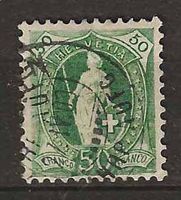 CH074d - Helvetia debout 74d vollstempel