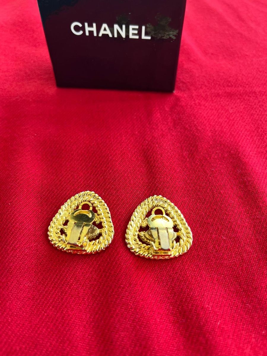Chanel Orecchini pendenti & Orecchini a lobo: CHANEL Clip-Ons und Brosche – Usato da Widen venduto da evce1318 4