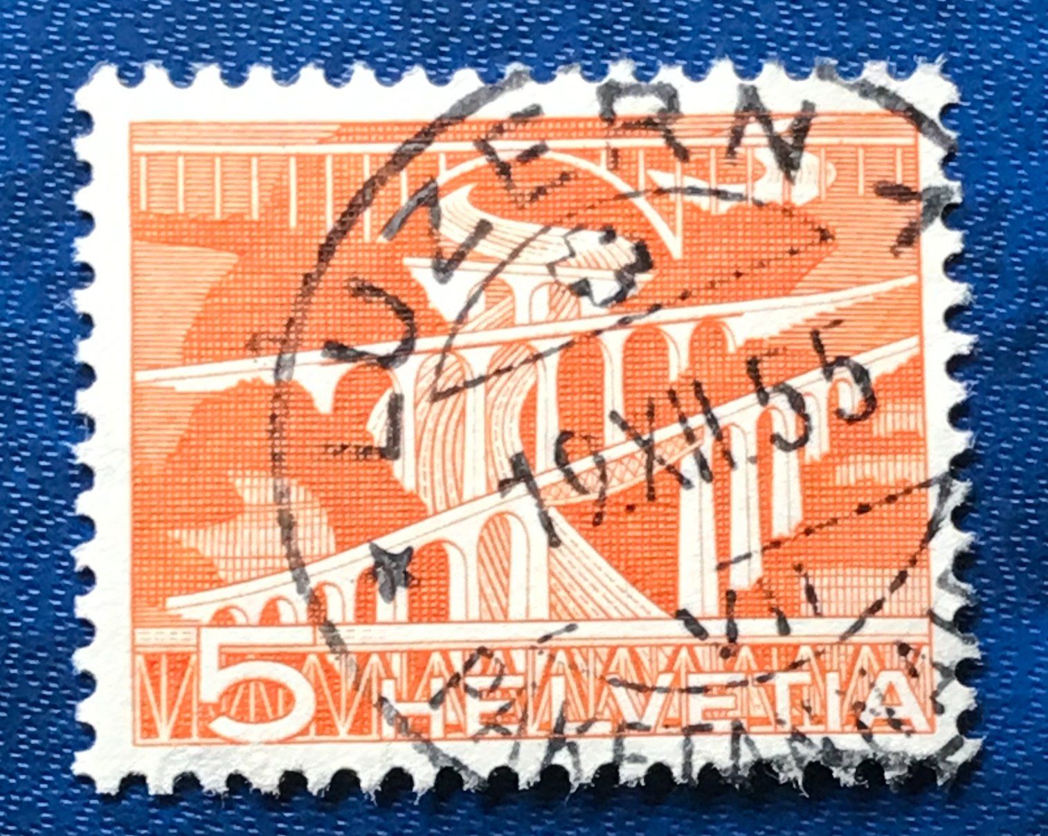 Tutti i francobolli: Nr.298 Technik und Landschaft GESTEMPELT  Luzern – Usato da Aarau venduto da Billa007