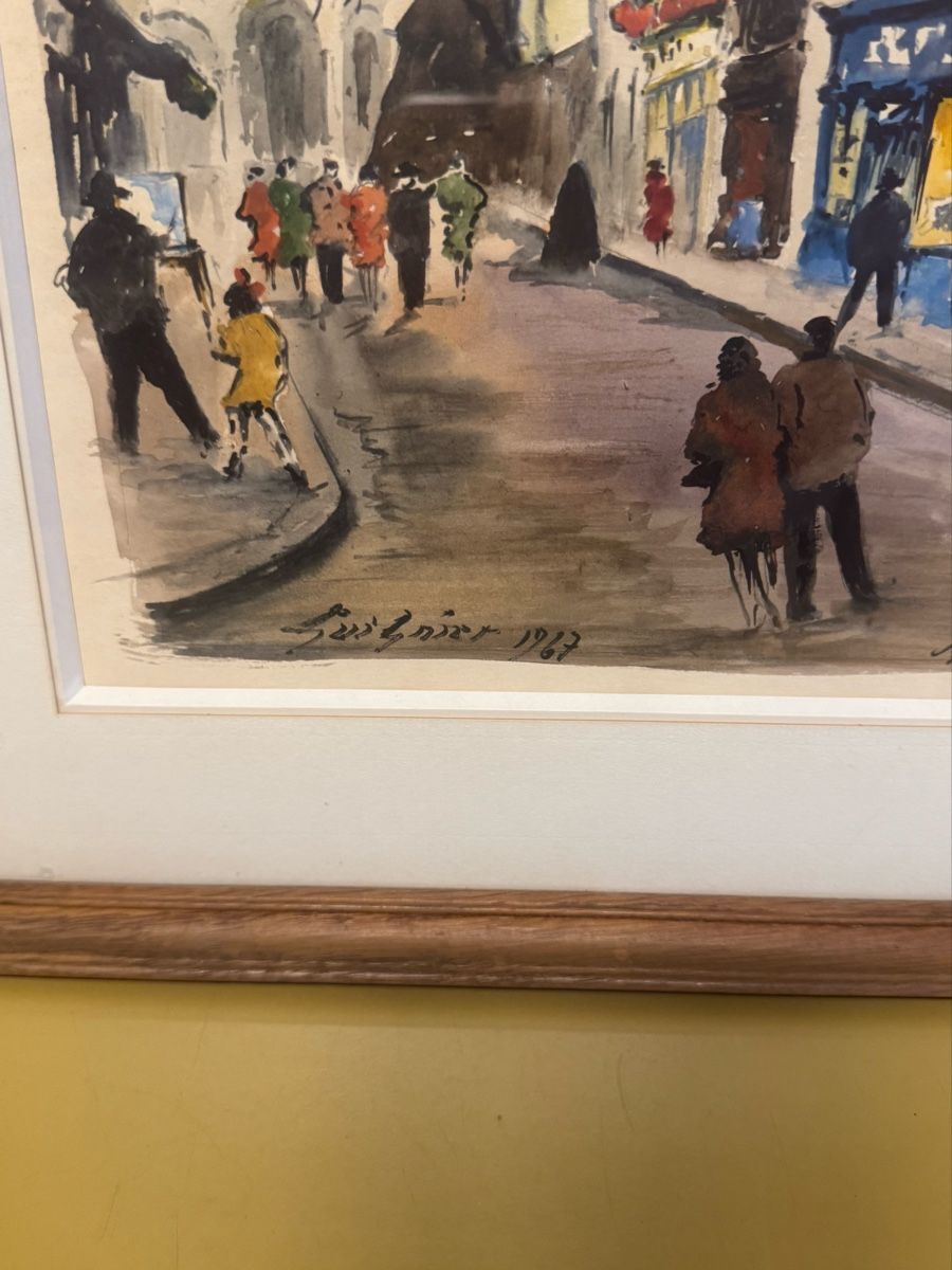 Tableaux: Aquarell Hand signiert Bild  – D'occasion à Schlieren par Freundlich02 3