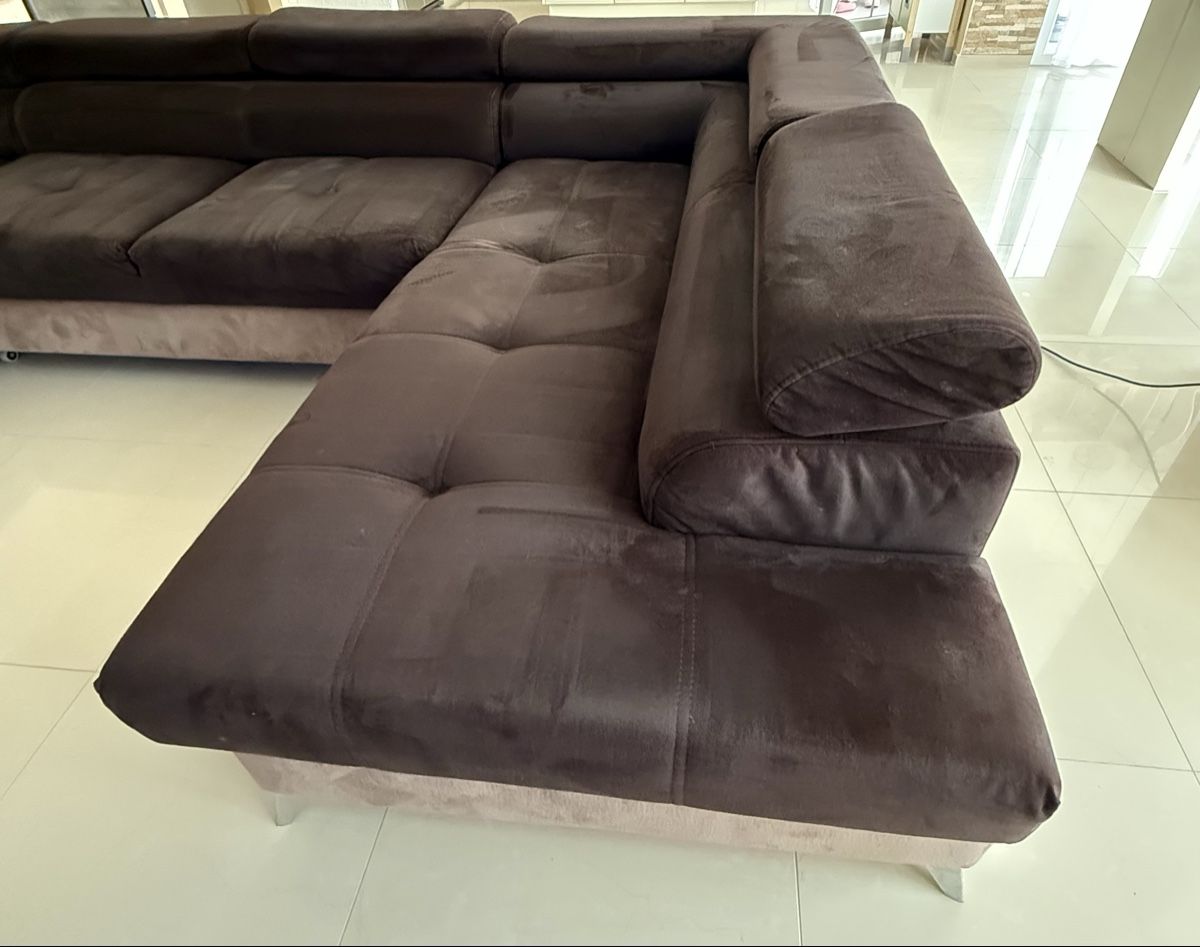 Divani: Grosses Ecksofa mit Bettfunktion- braun, sehr bequem! – Usato da Reinach BL venduto da team8596 2